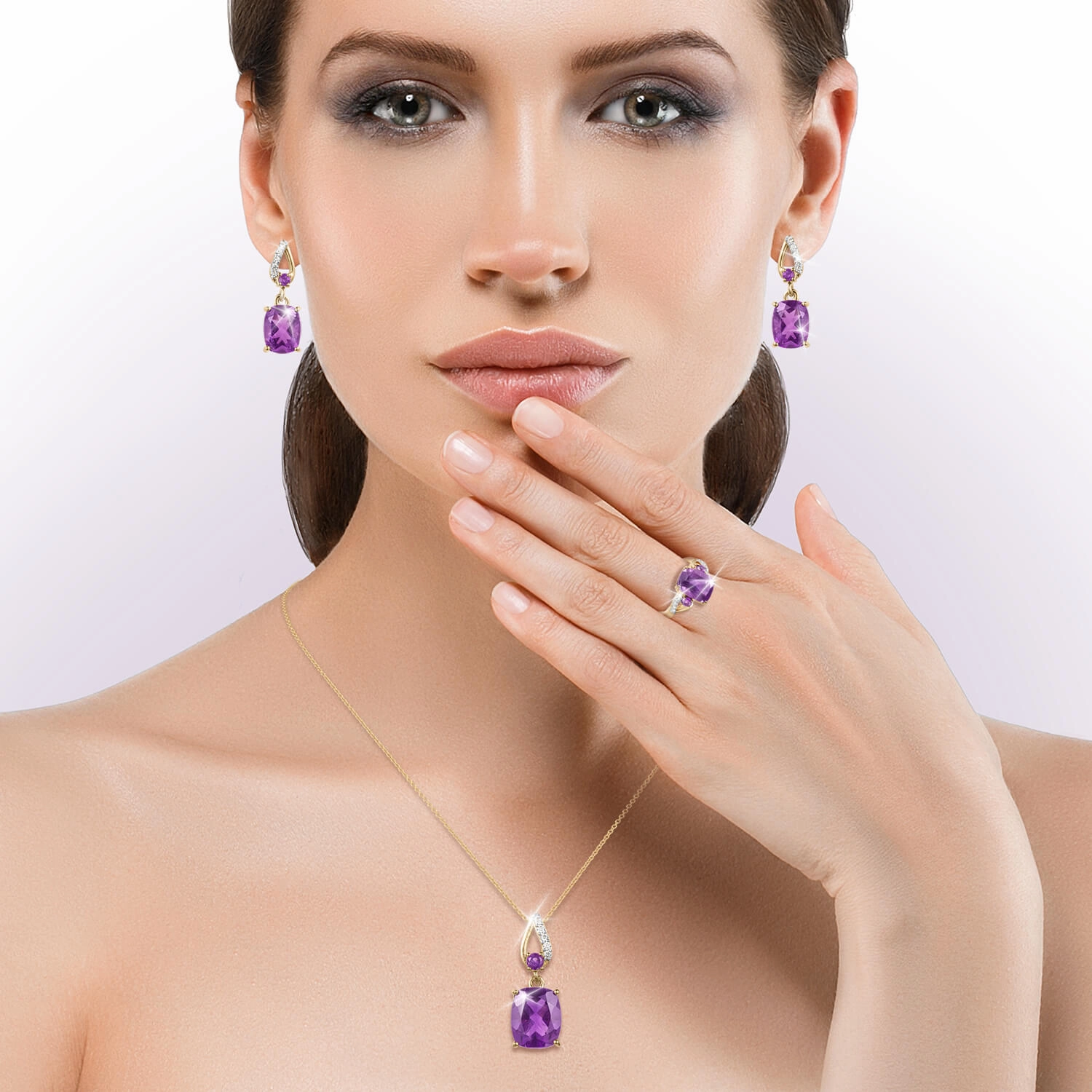 Enchanted Amethyst Earring