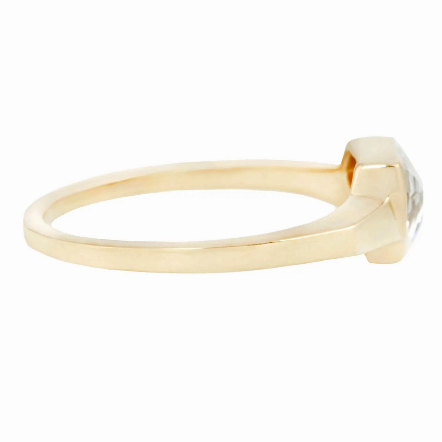 Fancy Pillar Diamond Ring