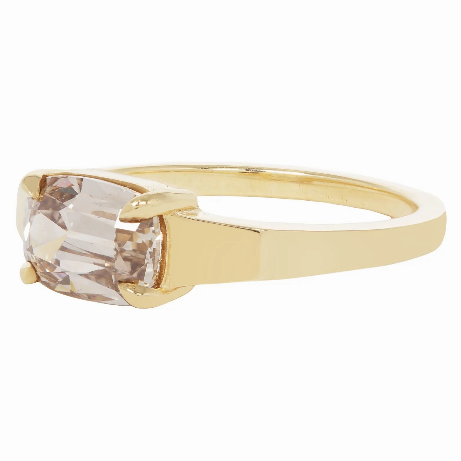 Fawn Cushion Cut Diamond Ring