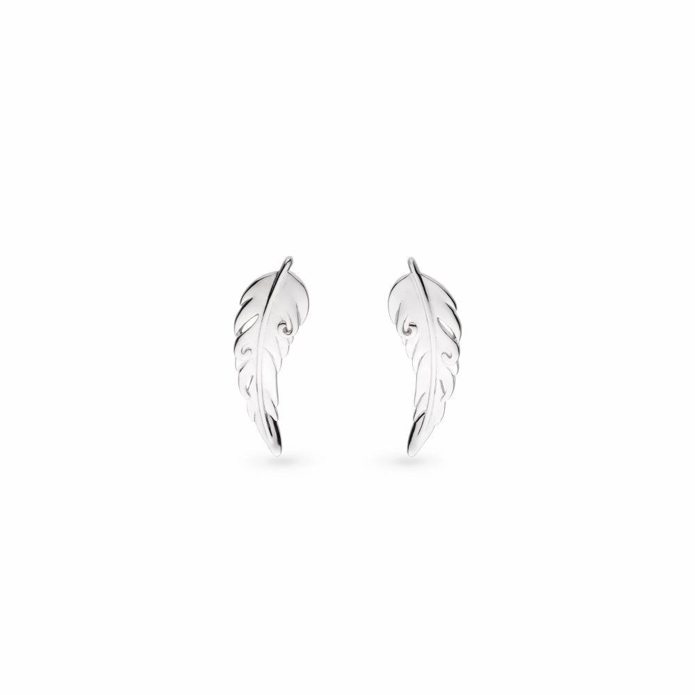 Feather Wisp Stud Earrings