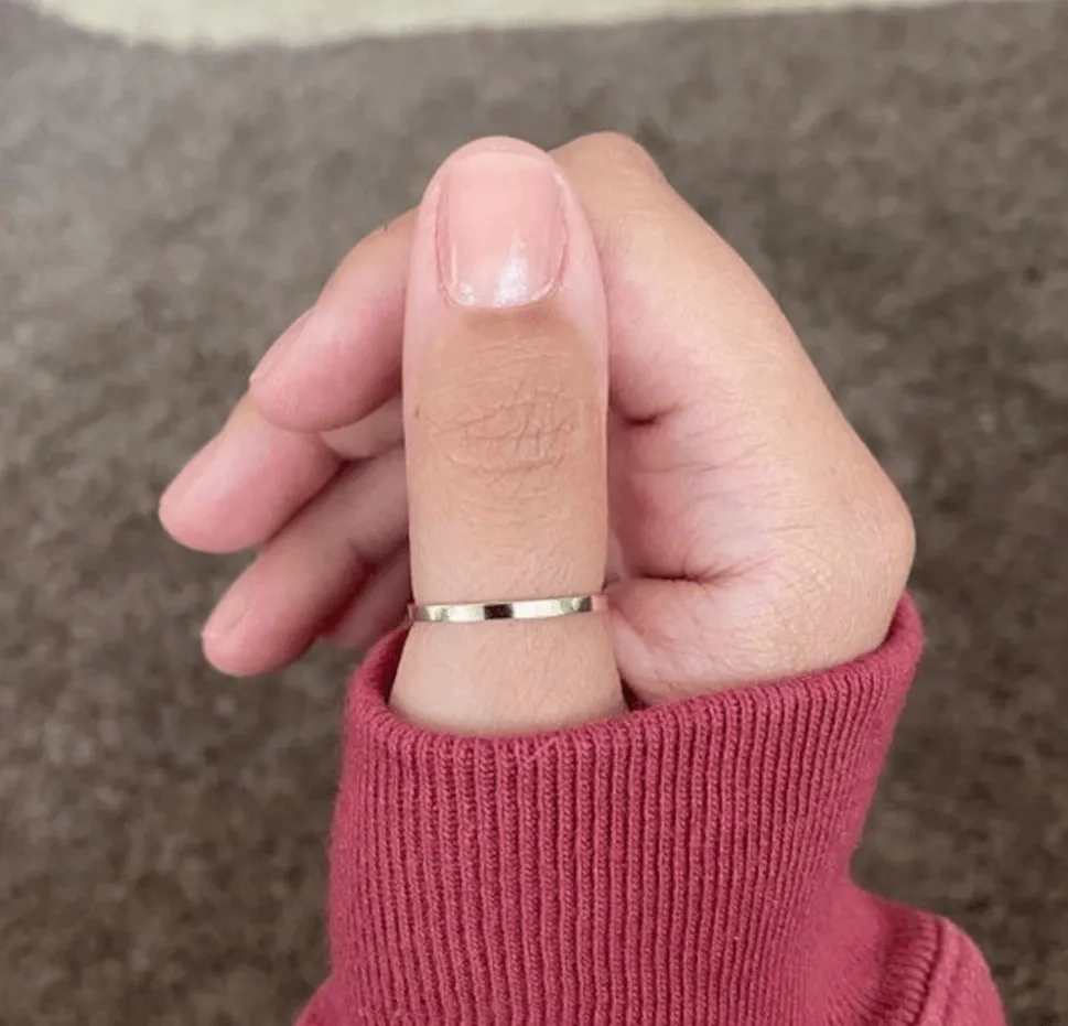 Flat Top Design Wedding Band - 1.5 mm, Megan