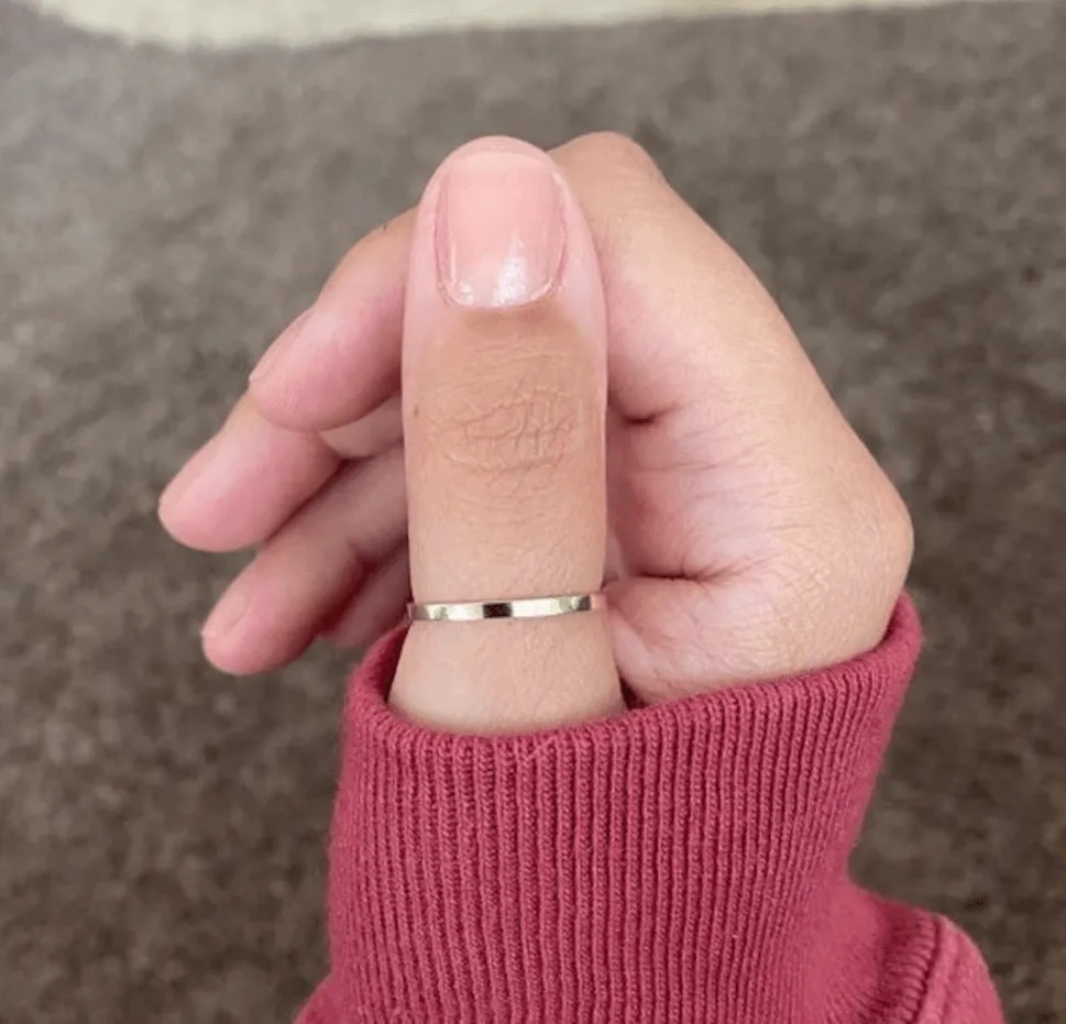 Flat Top Design Wedding Band - 1.5 mm, Megan