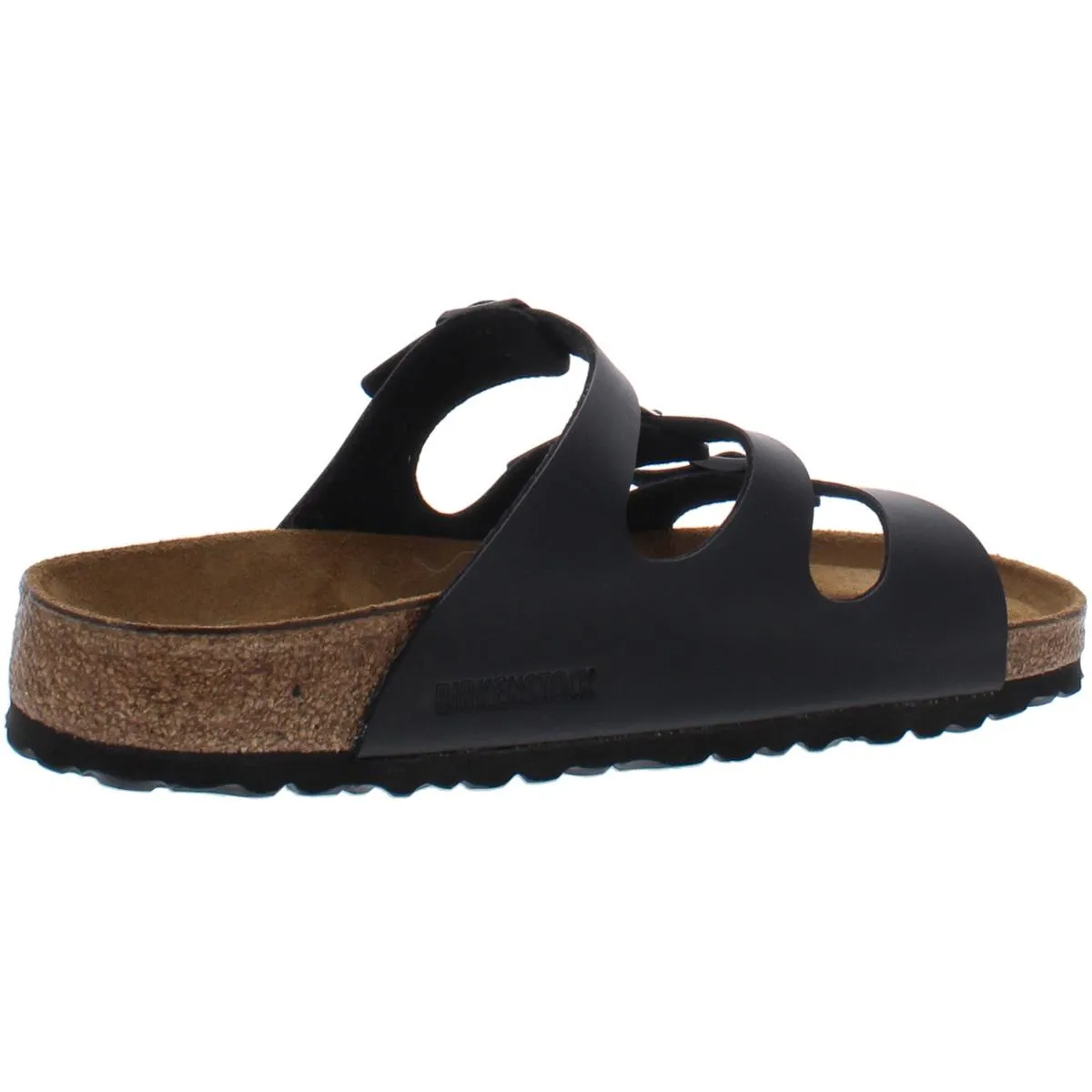 Florida BS Womens Leather Slip On Footbed Sandals