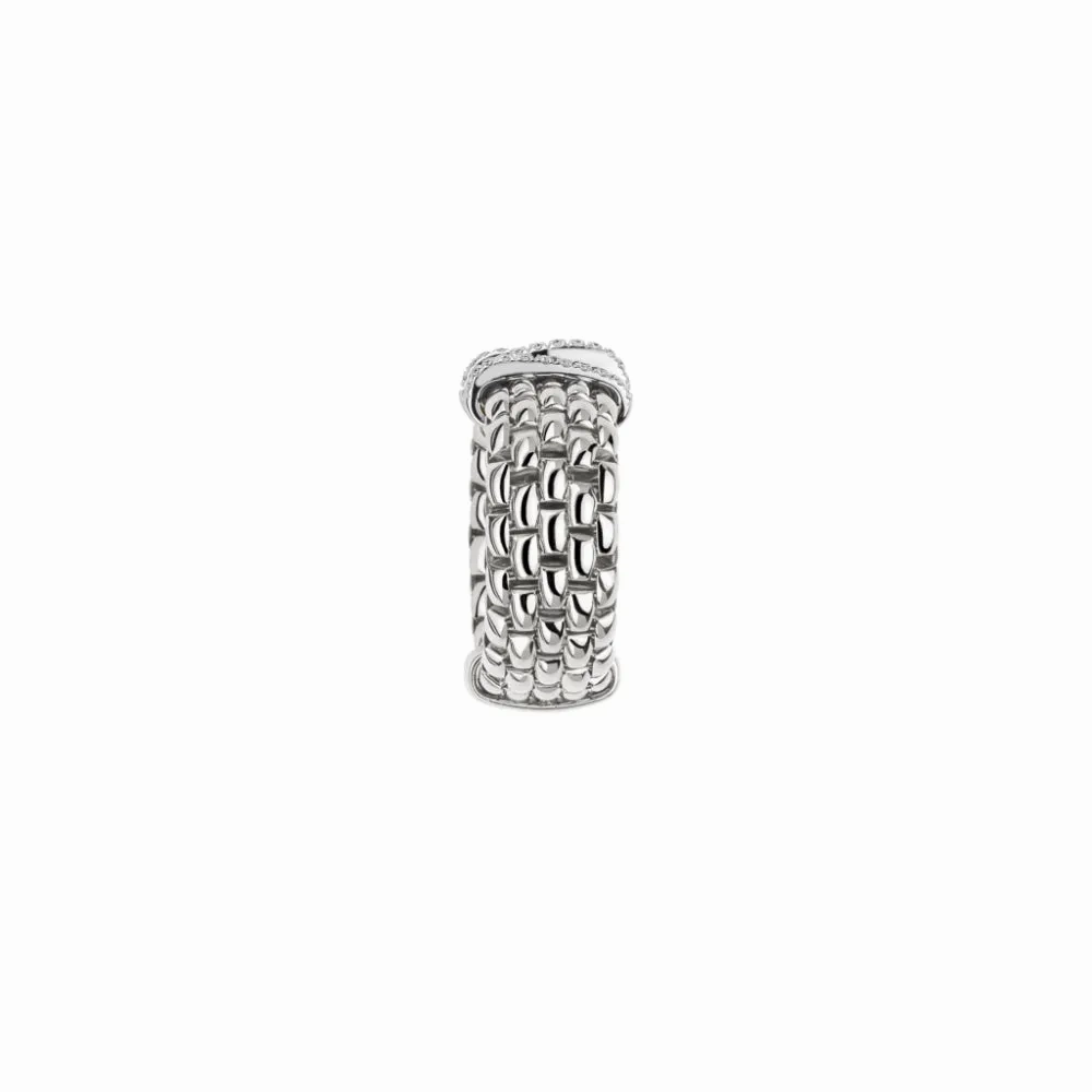 Fope Panorama Collection 18k Flex'it Ring with Diamonds
