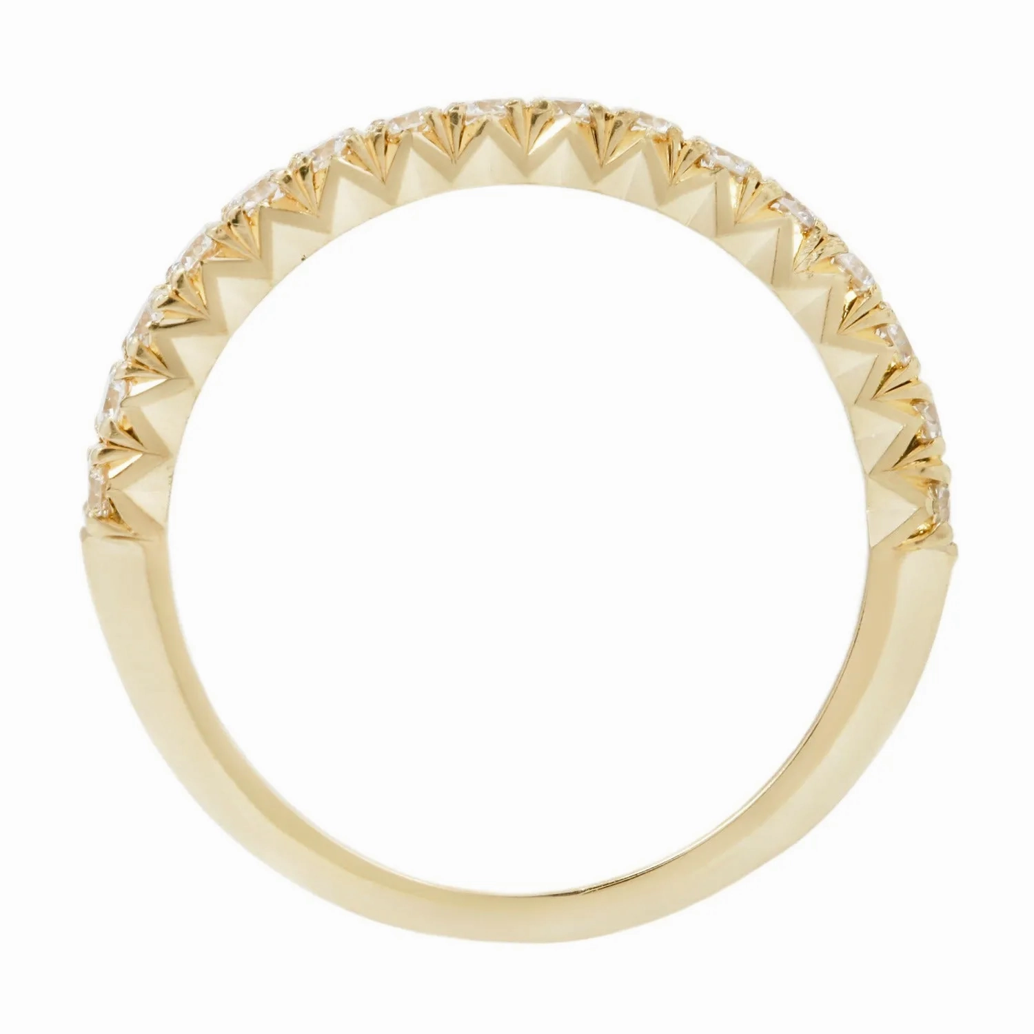 French Set Diamond Half Eternity