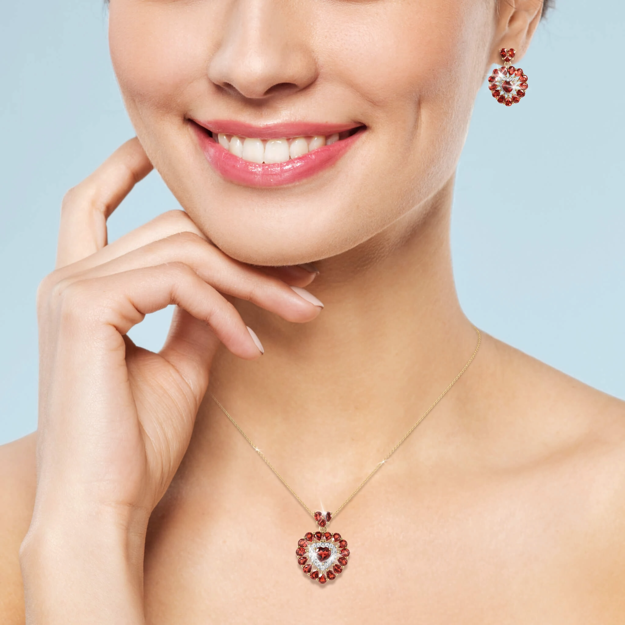 Garnet Aglow Earrings