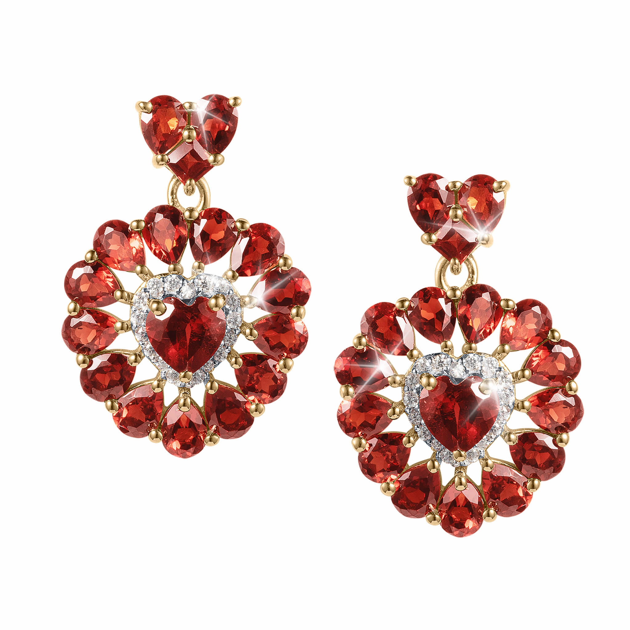 Garnet Aglow Earrings