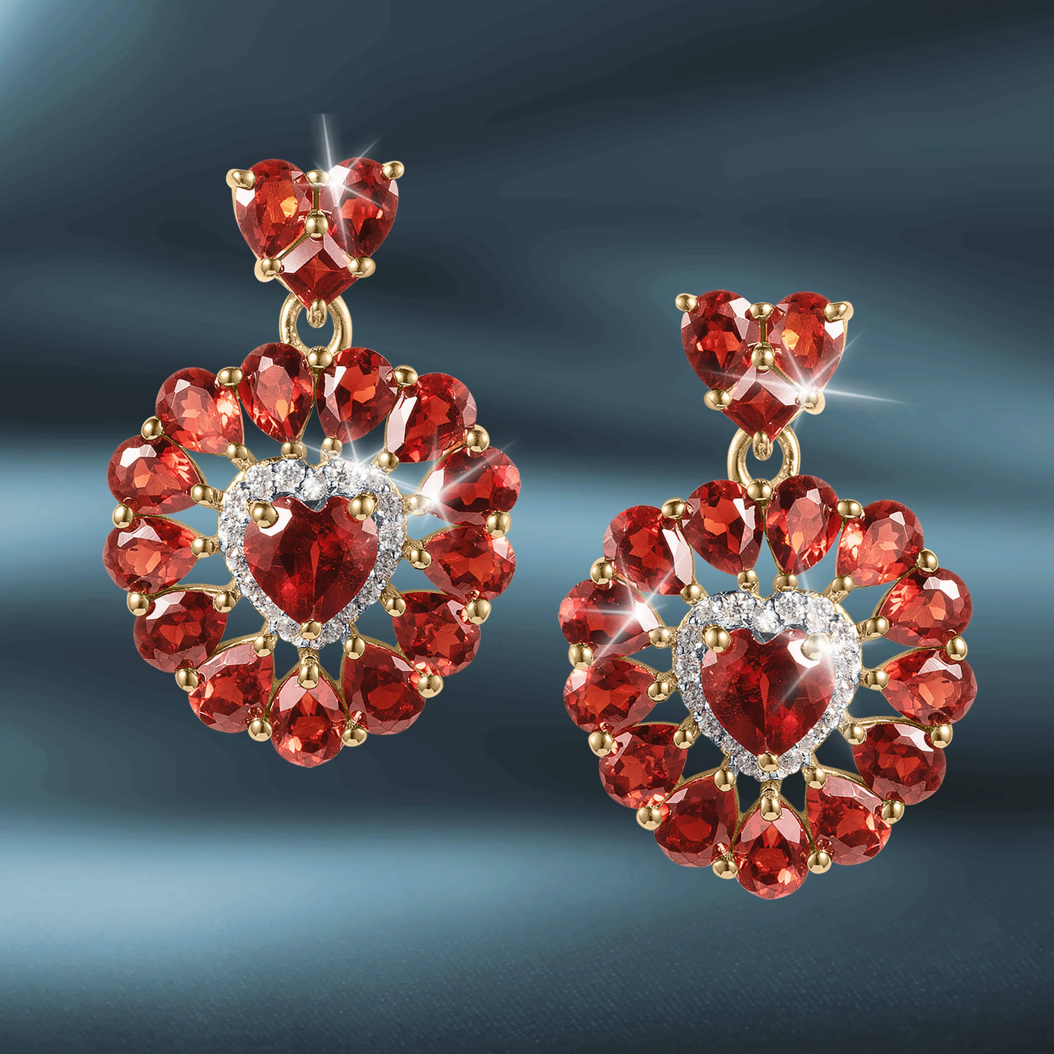Garnet Aglow Earrings