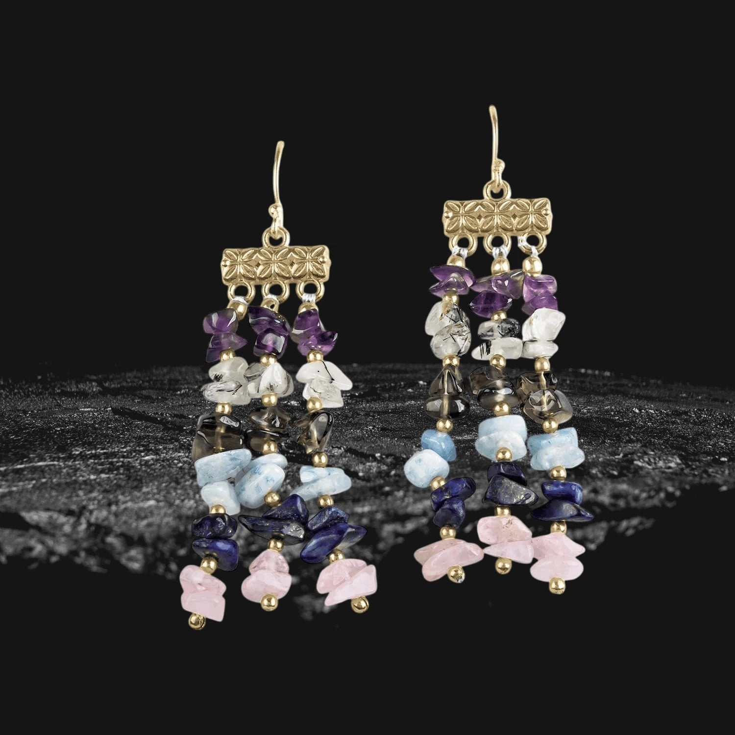 Gemstone Serenade Earrings