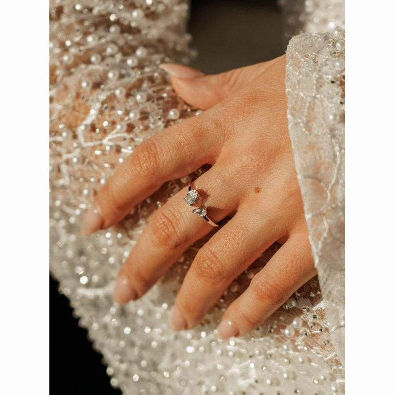 Georgini Chic Noel Toi Et Moi Silver Ring