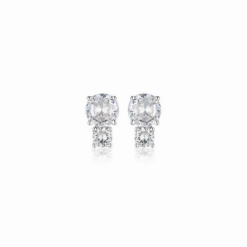 Georgini Duo Silver Stud Earring