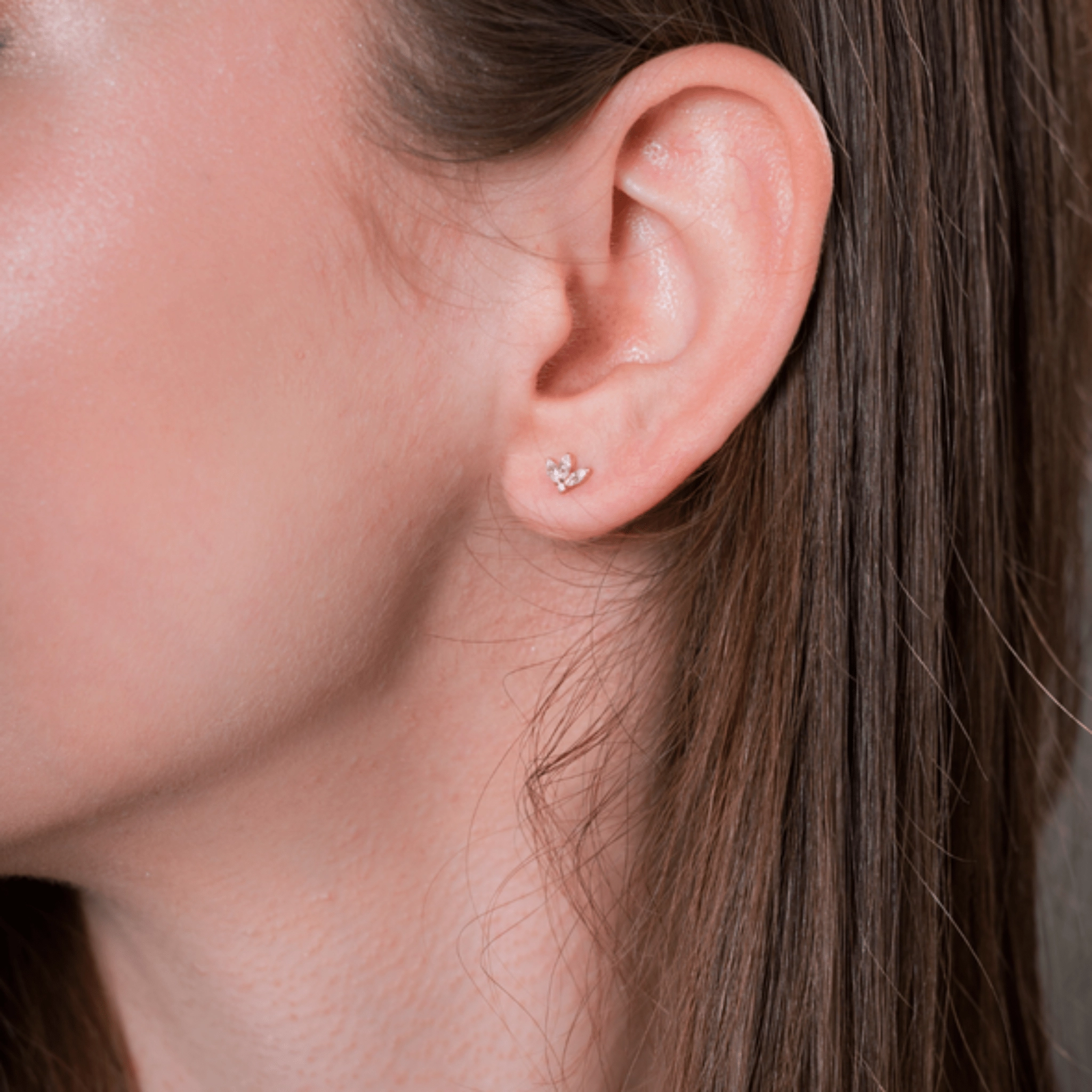 Georgini Noel Nights Misstletoe Earrings Rose Gold