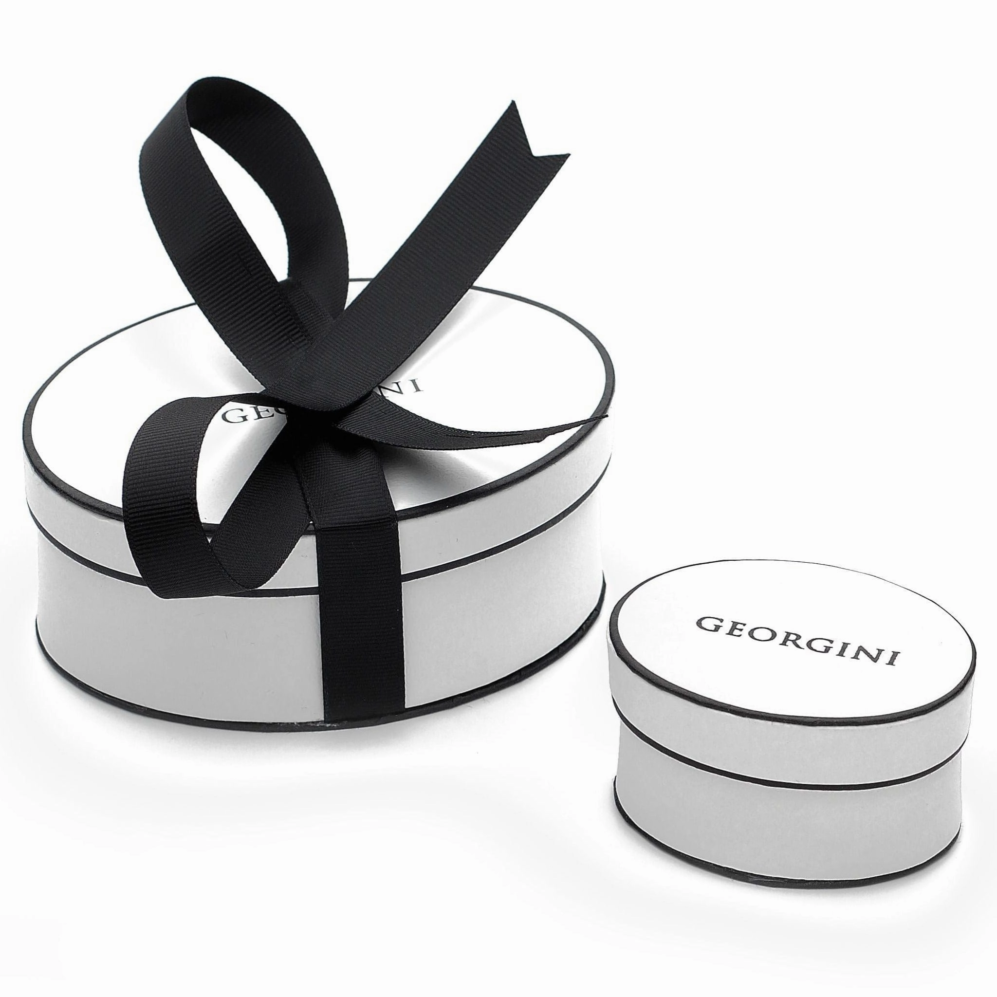 Georgini Noel Nights Sliced Stone Earrings Silver