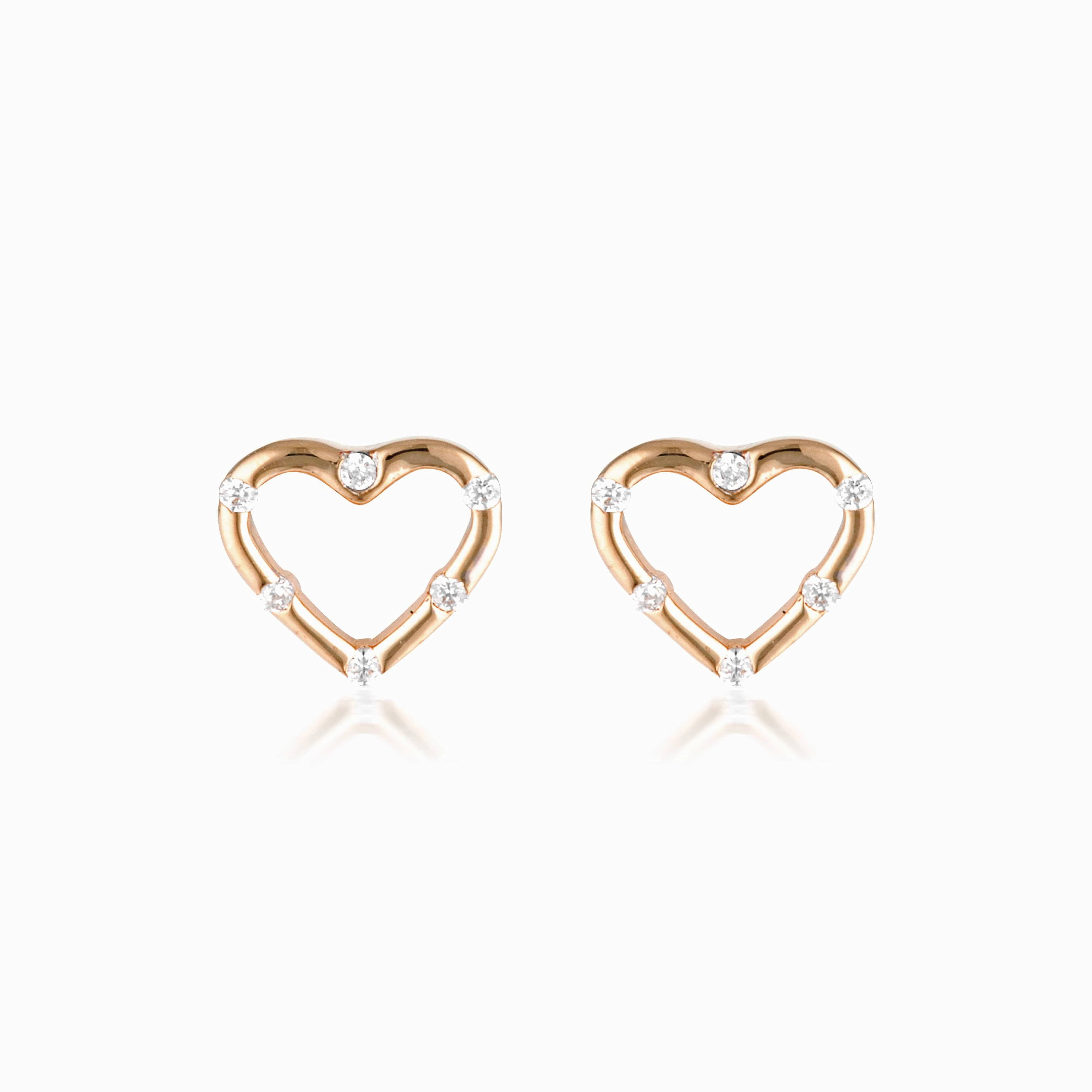 Georgini Summer Sorbet Candy Cupid Earrings Rose Gold
