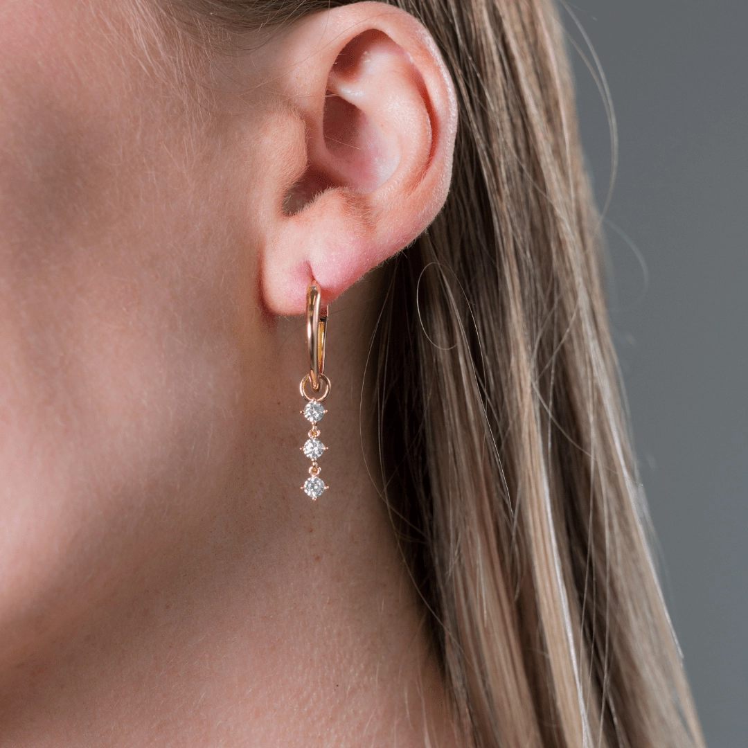 Georgini Summer Sorbet Matcha Magic Earrings Gold