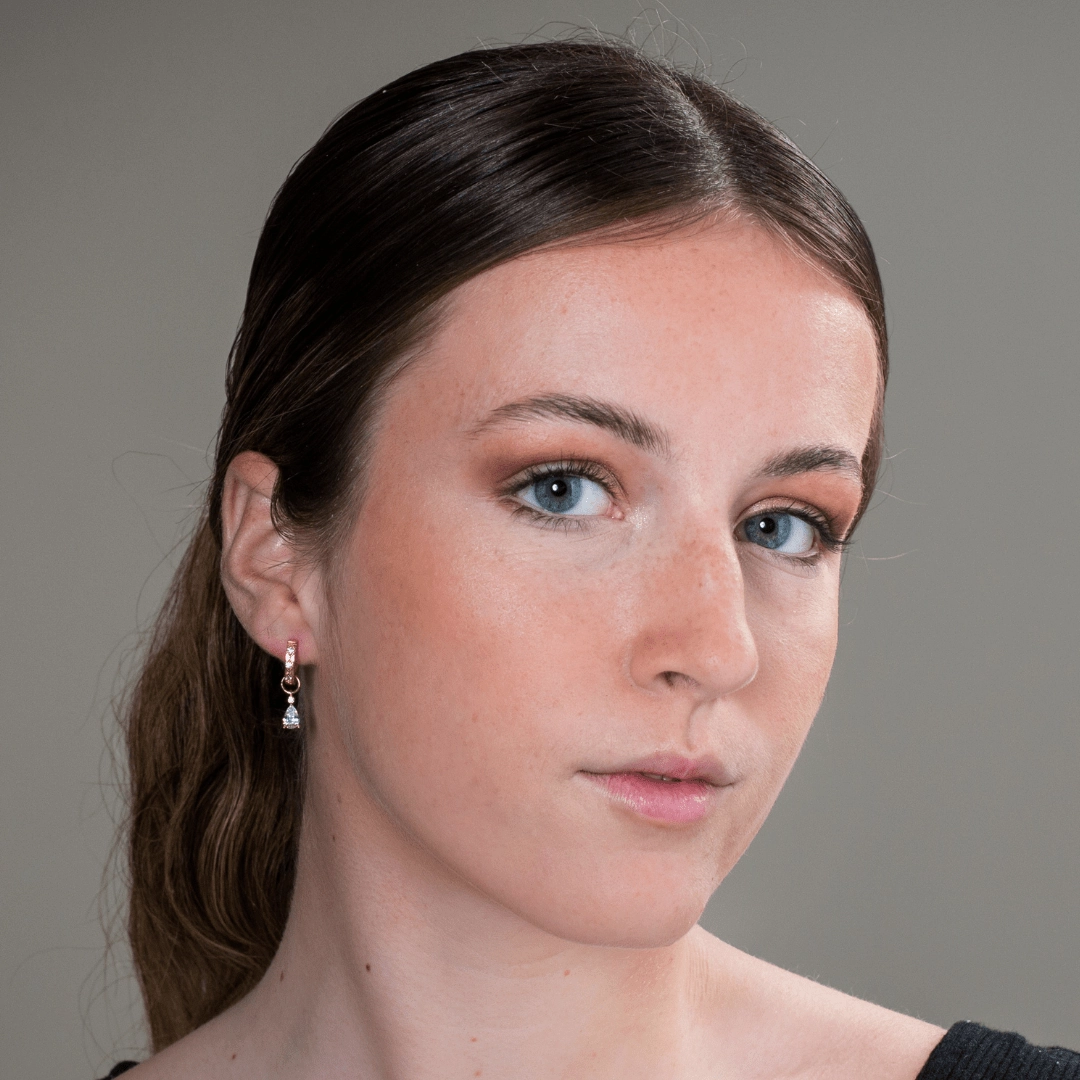 Georgini Summer Sorbet Sherbert Shimmer Earrings Rose Gold