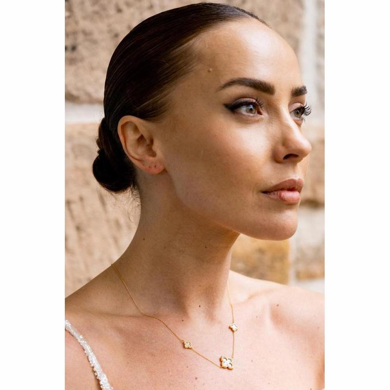Georgini Sydney Soiree Freshwater Mother of Pearl Gold Necklace