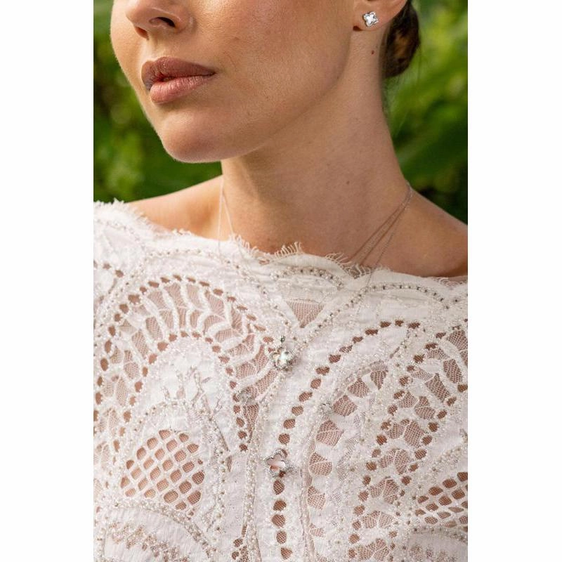 Georgini Sydney Soiree Freshwater Mother of Pearl Silver Necklace