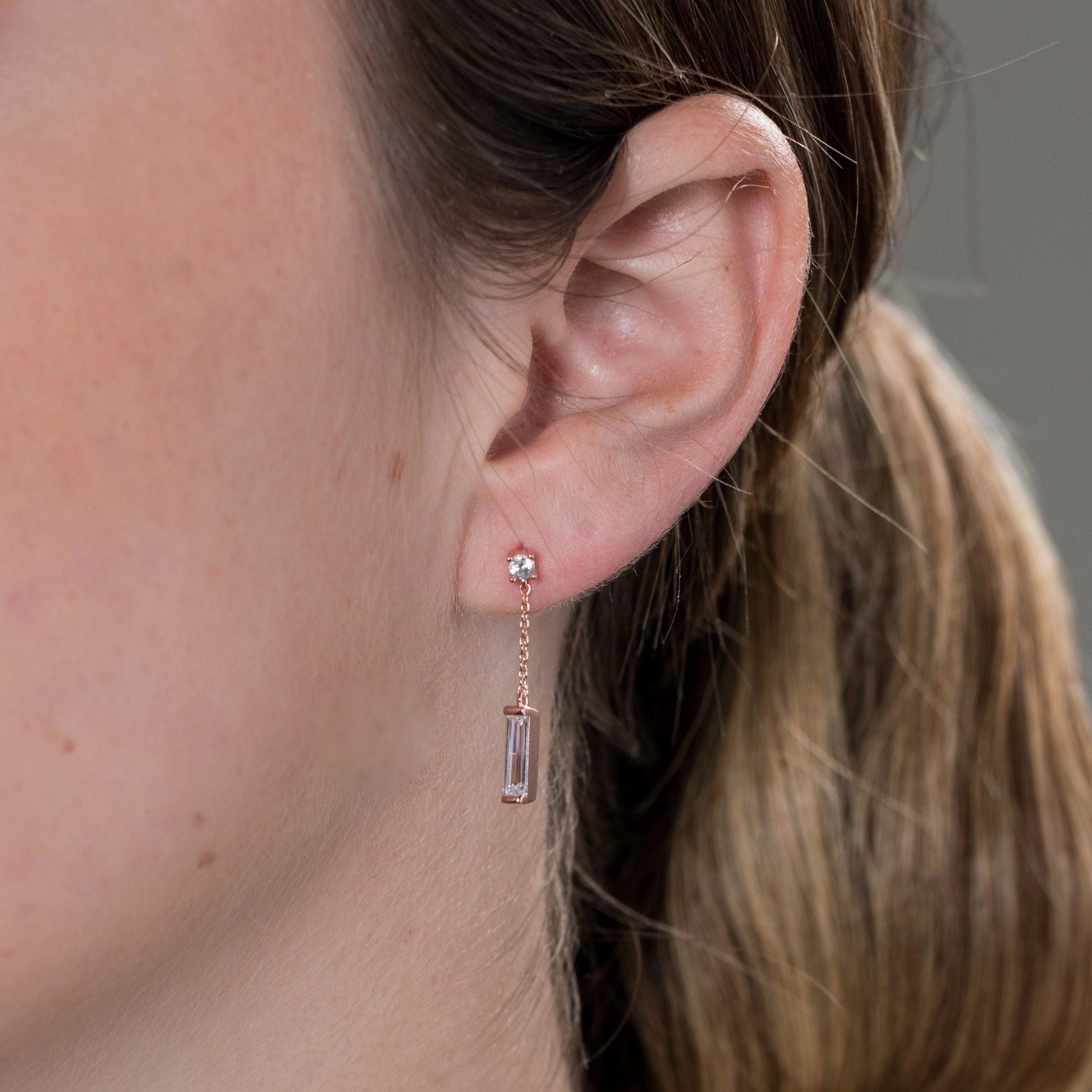 Georgini The Layeted Edit Tlieta Earring Rose Gold