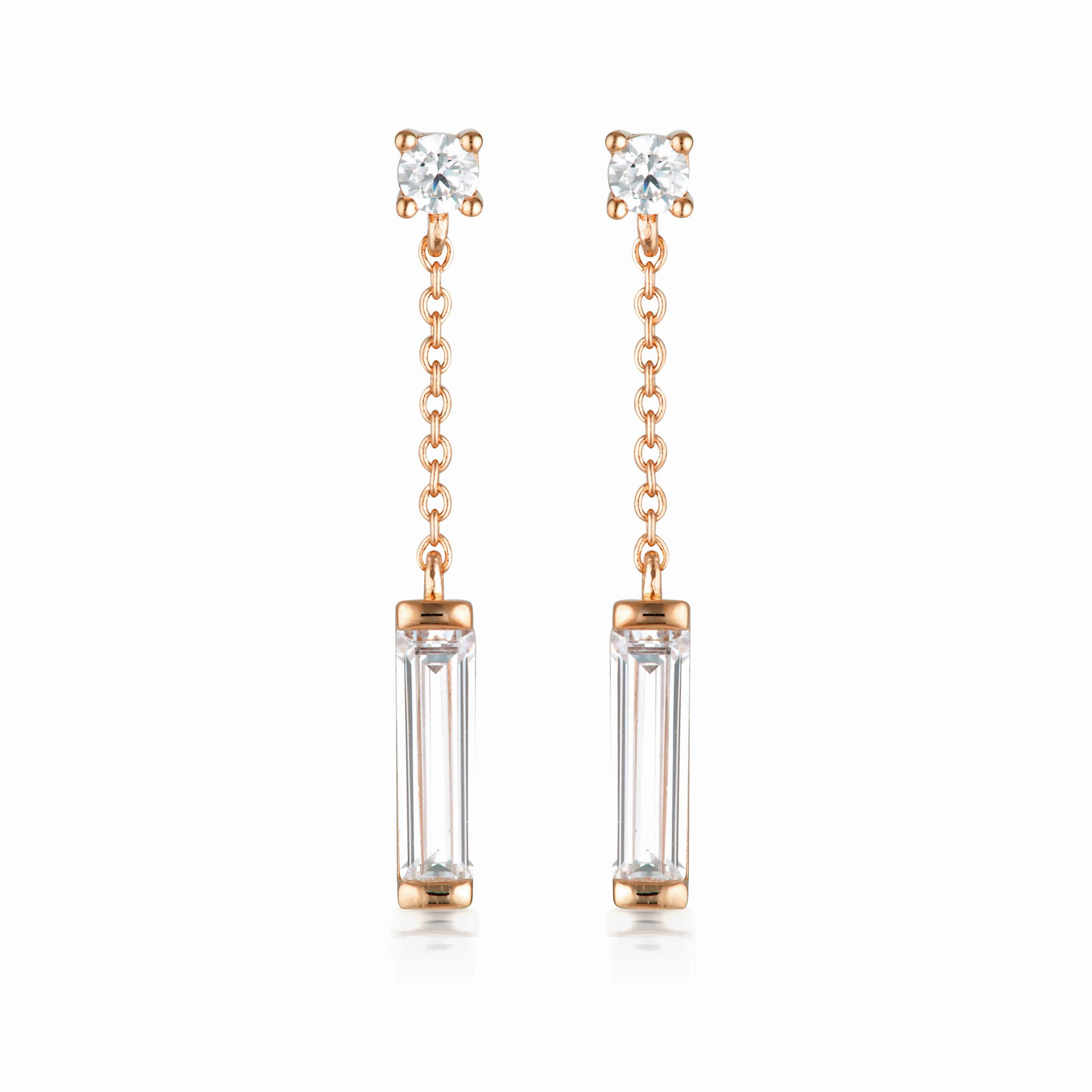 Georgini The Layeted Edit Tlieta Earring Rose Gold