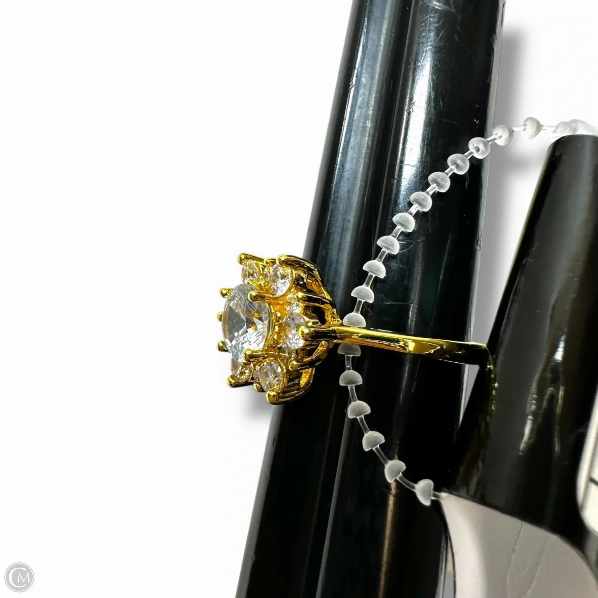 Gold Sterling silver Ring Band By Clothes Mentor sz 8