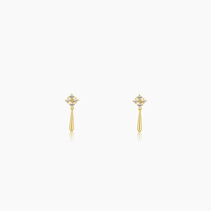 Golden Classy Drop Earrings