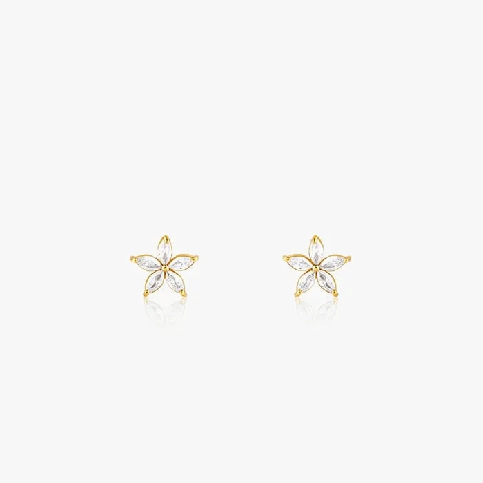 Golden Lily Earrings