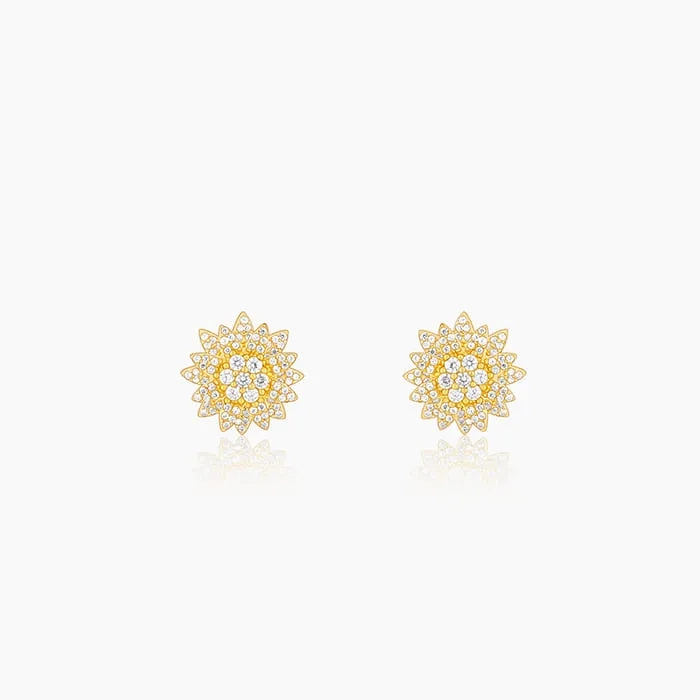 Golden Petals Studs