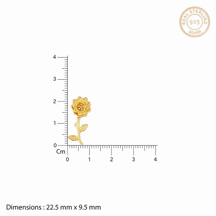 Golden Sunshine Floral Earrings