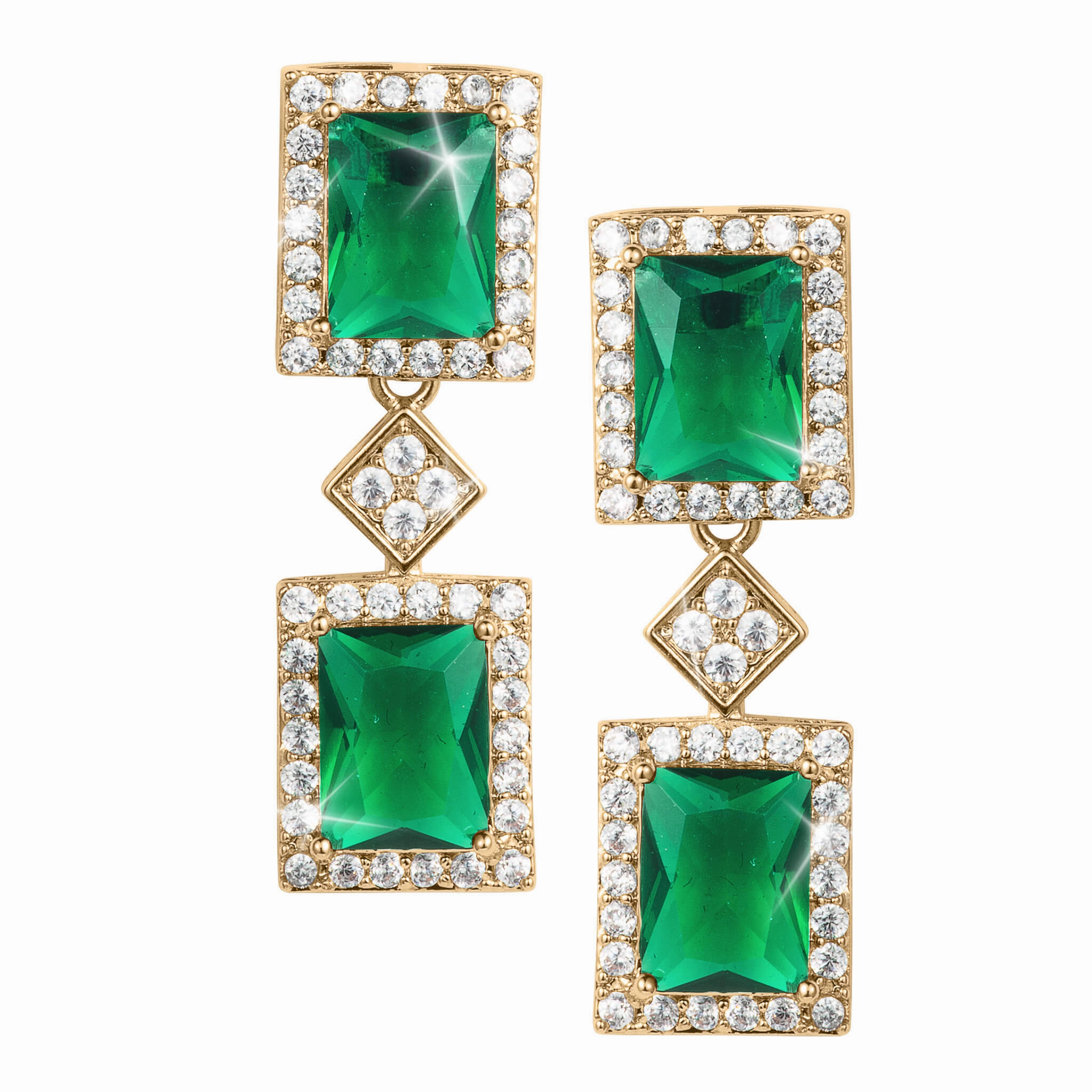 Golden Verdure Earrings
