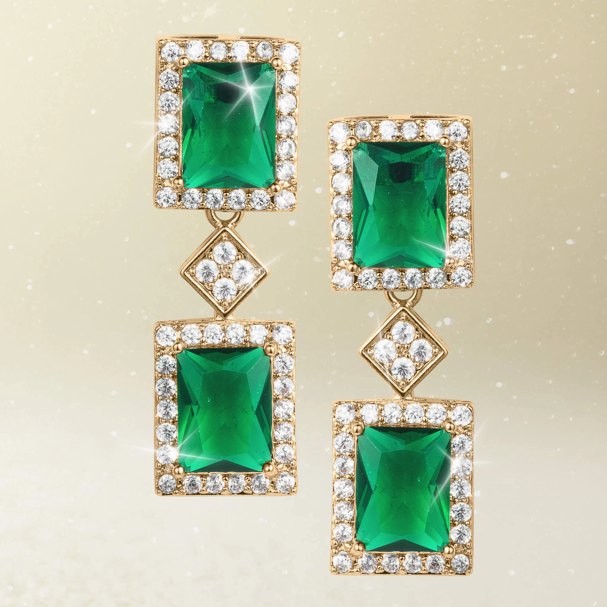 Golden Verdure Earrings