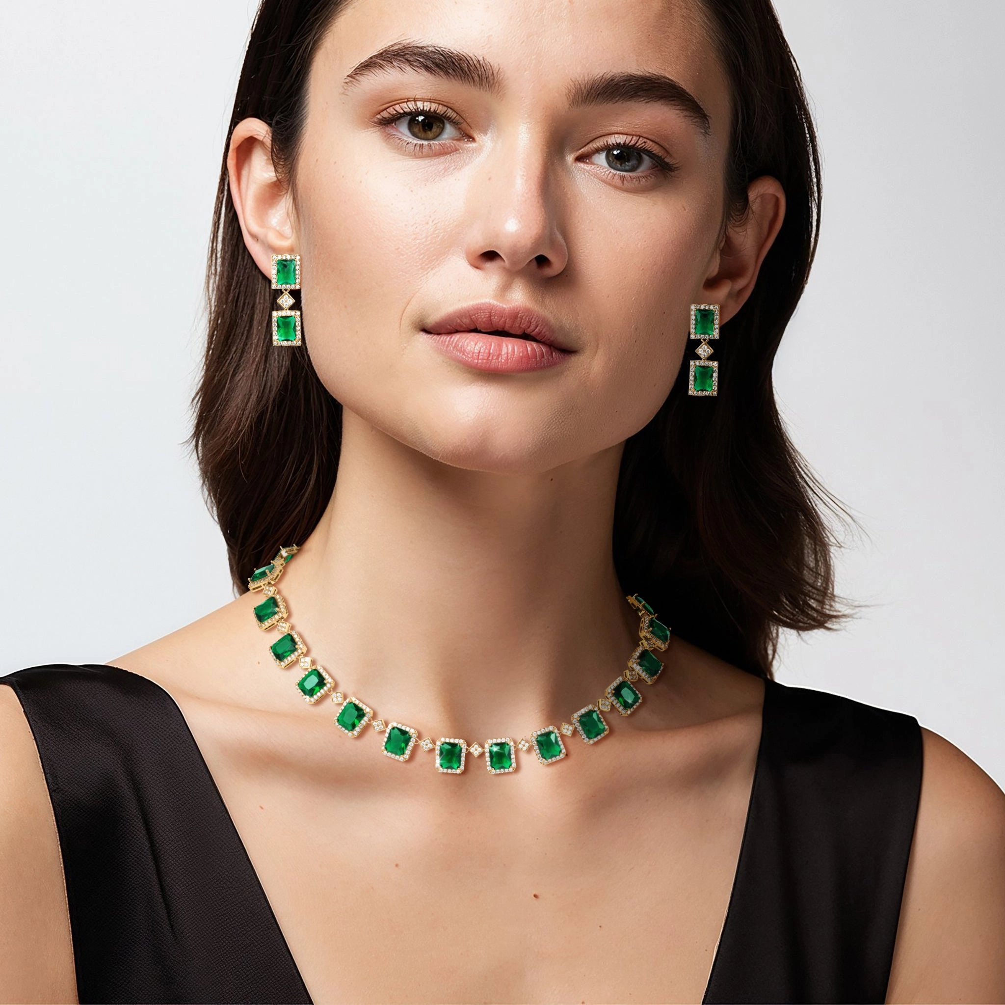 Golden Verdure Earrings