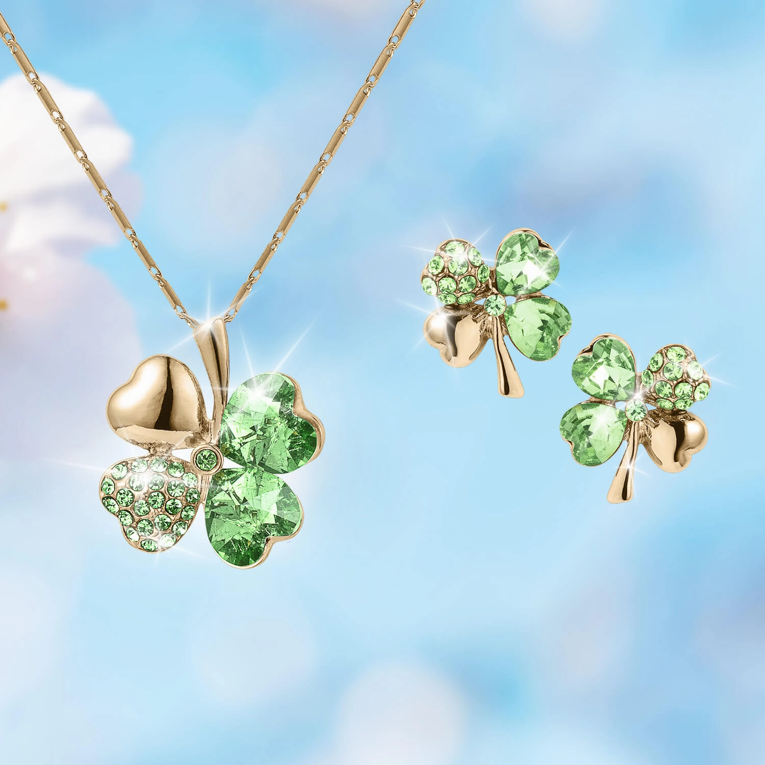 Good Luck Clover Earrings