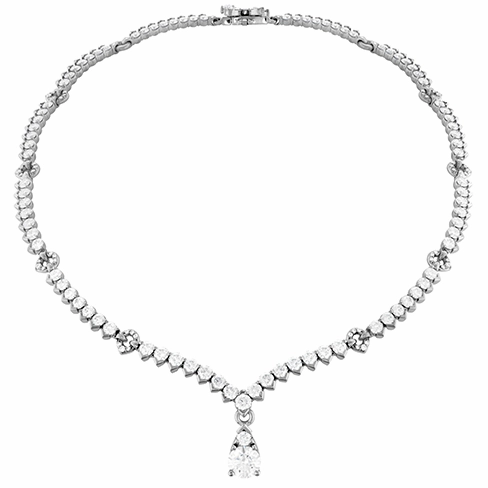 Hearts On Fire Aerial Victorian Drop Necklace