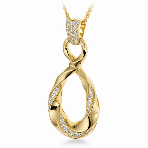 Hearts On Fire Atlantico Wave Drop Pendant Necklace