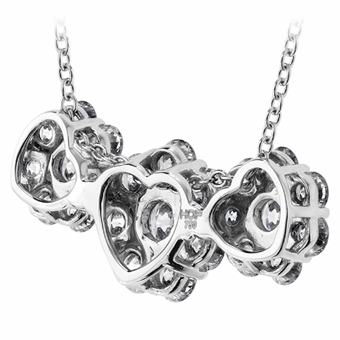 Hearts On Fire Beloved Three Station Pendant Necklace