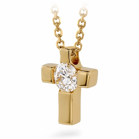 Hearts On Fire Charmed Cross Pendant Necklace