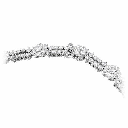 Hearts On Fire Cluster Diamond Necklace