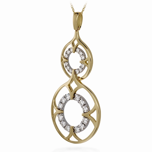 Hearts On Fire Copley Double Drop Pendant Necklace