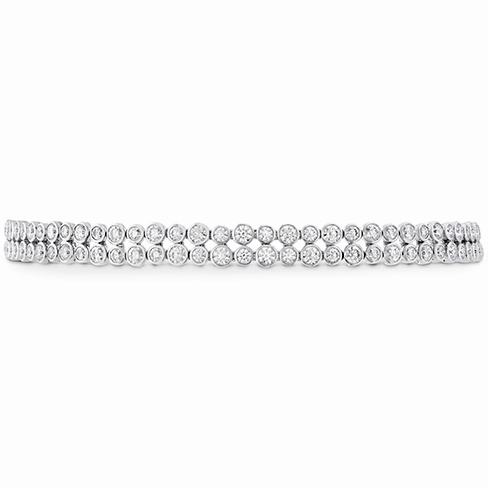 Hearts On Fire Double Bezel Choker Diamond Necklace