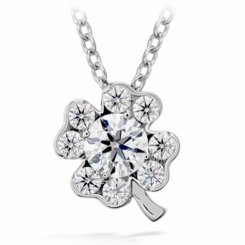 Hearts On Fire Fulfillment Clover Pendant Necklace