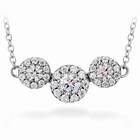 Hearts On Fire Fulfillment Three Station Pendant Necklace