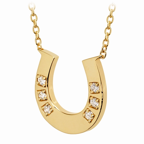 Hearts On Fire Horseshoe Necklace