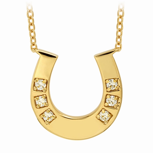 Hearts On Fire Horseshoe Necklace
