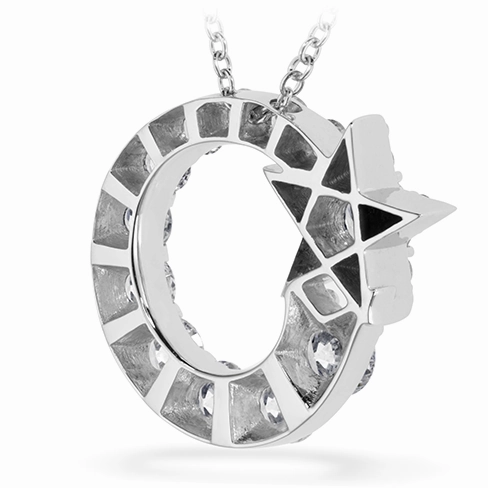 Hearts On Fire Illa Circle Cluster Pendant Necklace