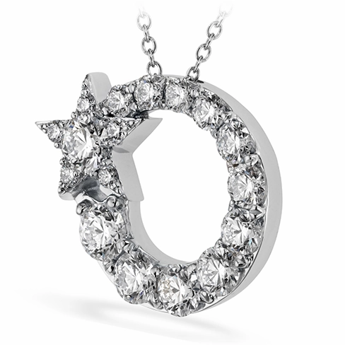Hearts On Fire Illa Circle Cluster Pendant Necklace