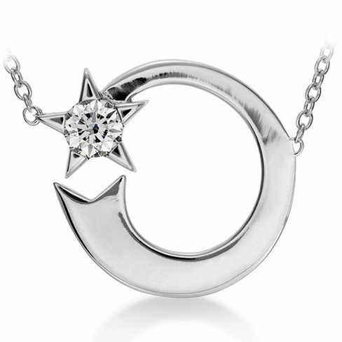 Hearts On Fire Illa Circle Pendant Necklace