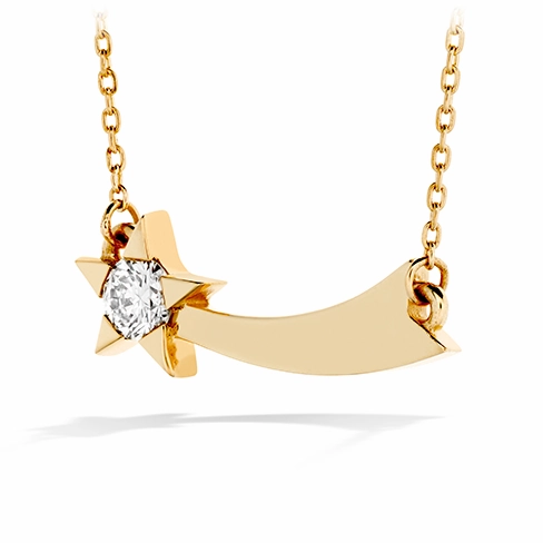 Hearts On Fire Illa Single Diamond Comet Necklace