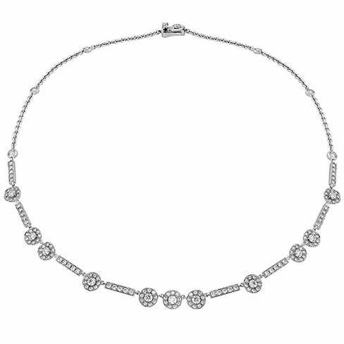 Hearts On Fire Inspiration Single Halo Necklace