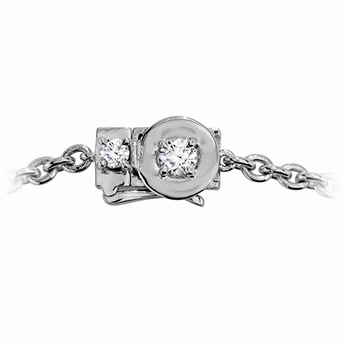 Hearts On Fire Inspiration Single Halo Necklace
